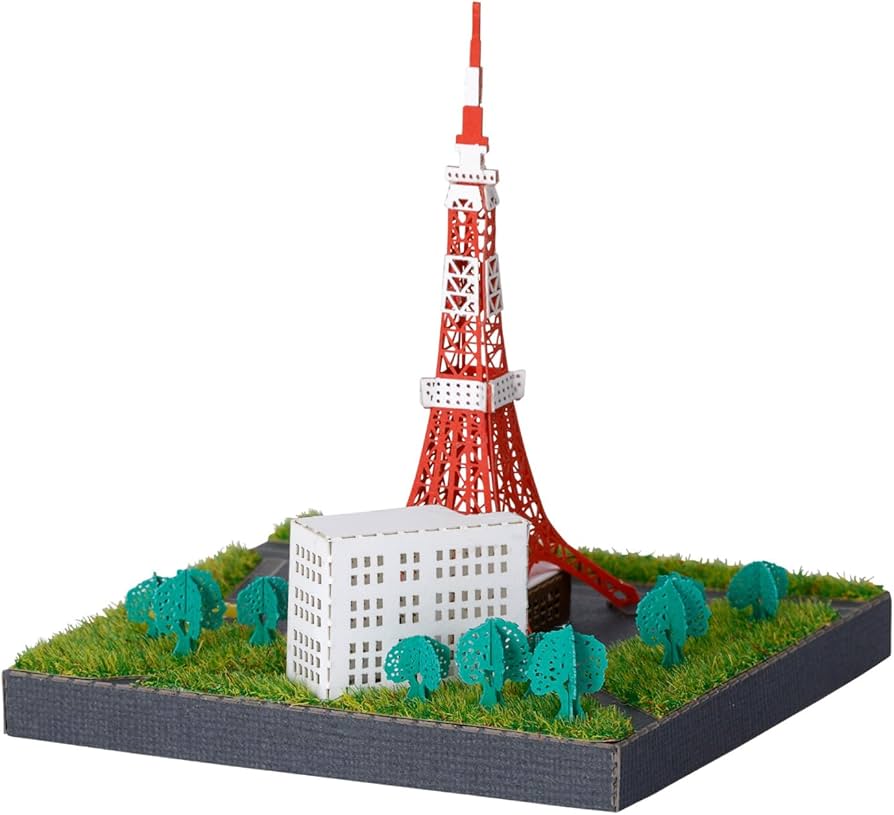 Amazon | カワダ(Kawada) ペーパーナノ 360 東京タワー 7×7.1×7cm 12才